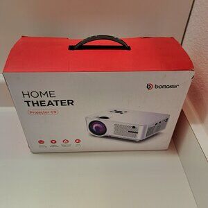 Bomaker C9 Home Theater 1080p Mini Cinema LED Projector 7000 Lumens TESTED